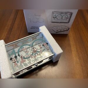 Disney 100 years, glass jewelry box
